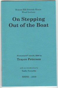 On Stepping out of the Boat (Paperback)