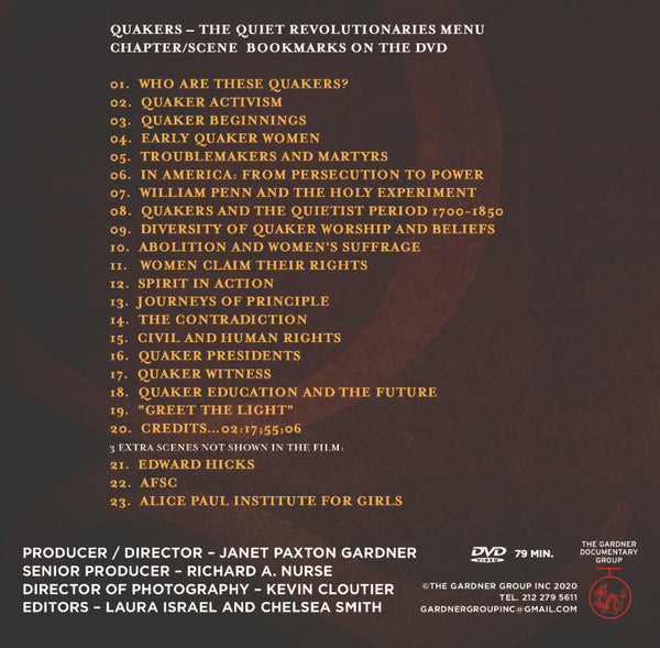 Quakers - The Quiet Revolutionaries - DVD – QuakerBooks of FGC