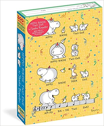 Hippo Birdie Two Ewe 300 Piece Birthday Puzzle